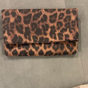 Kelly & Katie Leopard Print Clutch